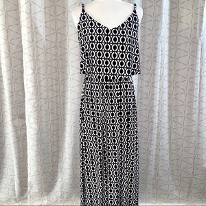 Multi Patterned Maxi Dress